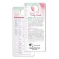 Shower Card - Breast Self Exam and Health Chart